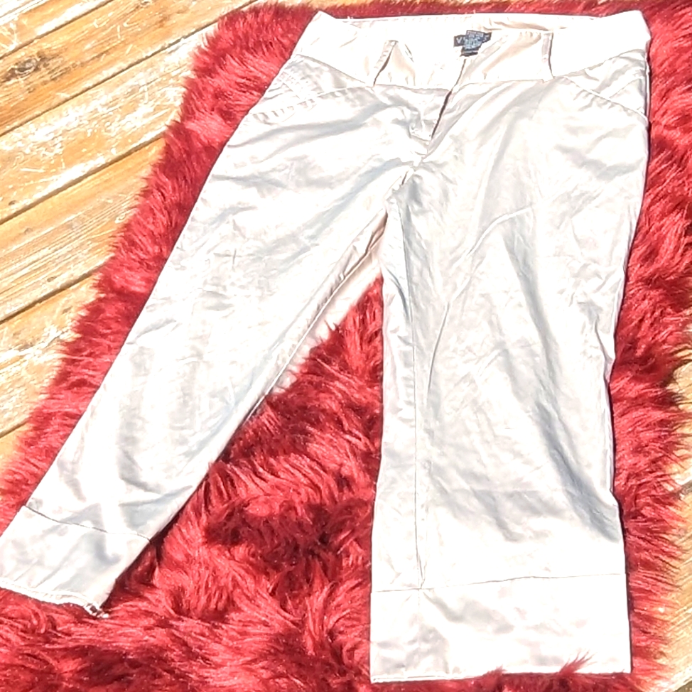 Satin Feel Capri Pants